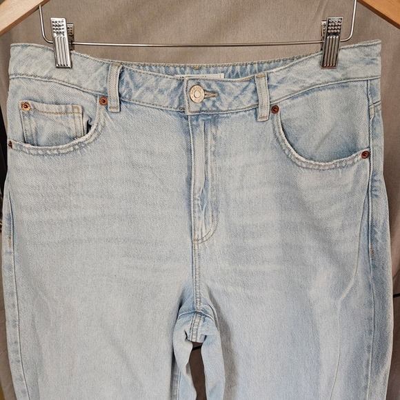 Garage Denim Jambe Large/Wide Leg High-Rise Jeans Size 9 - Picture 4 of 13